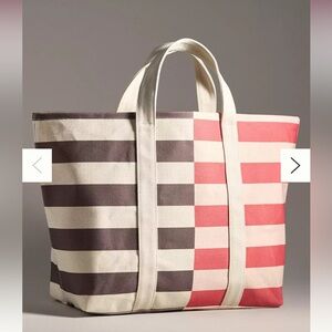 By Anthropologie Canvas Tote NWT